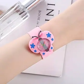 Silicone Wrist Watch Boys Girls Children Kids Gift 