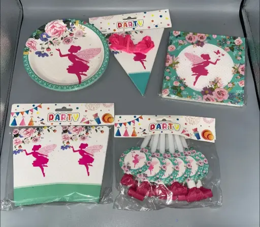  Fairy-themed party supplies