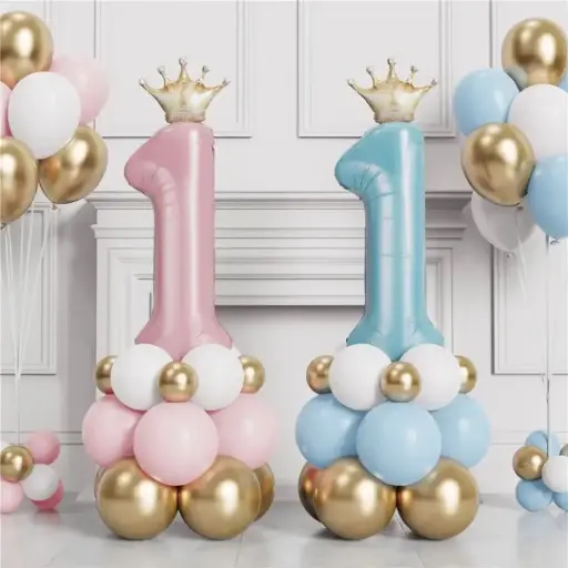 1st Birthday Balloon Garland kit