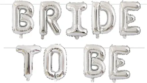 Bride to be foil balloons 
