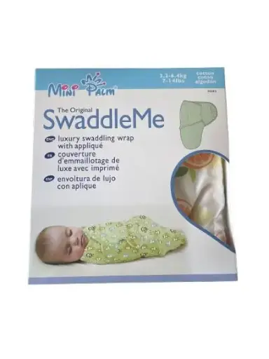 SwaddleMe Ultra Comfort Adjustable Swaddle Infant Baby Wrap - High Quality White Super Soft 100% Cotton SwaddleMe Swaddle Me Ultra Comfort Adjustable Swaddle Infant Baby Wrap 0-9 months